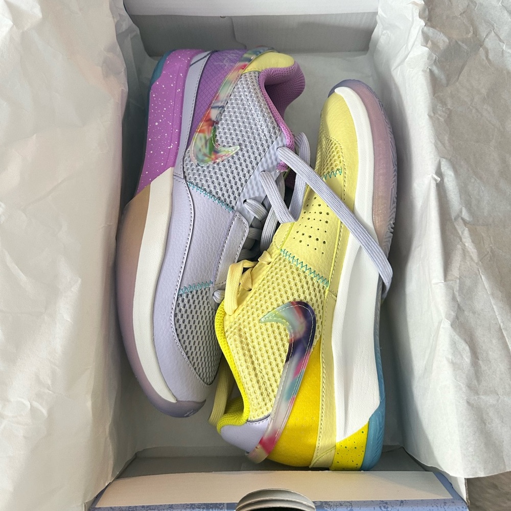 Ja Morant EYBL Nationals multicolor basketball sneakers. Men’s shoe or unisex.